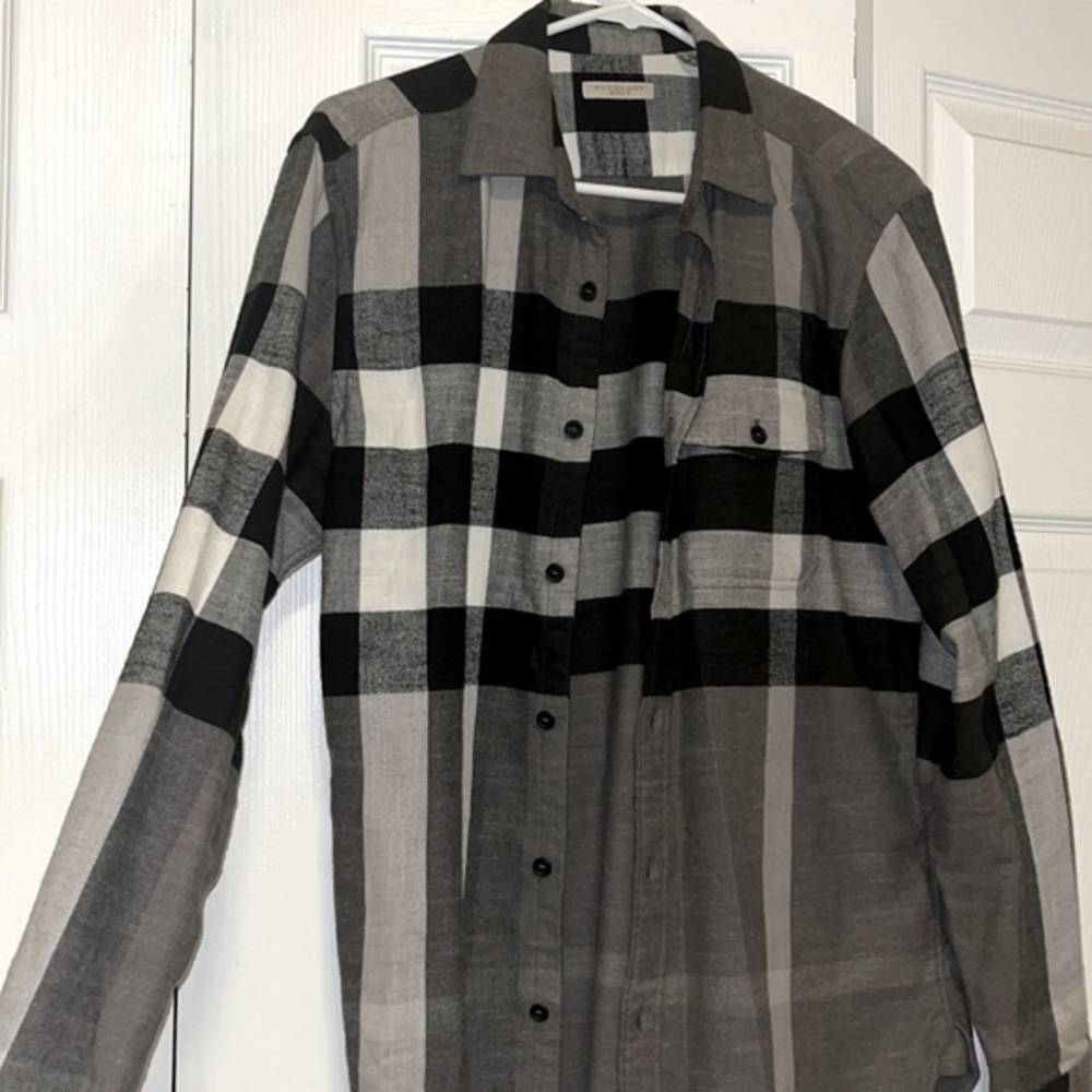 Men’s Burberry Flannel long sleeve shirt